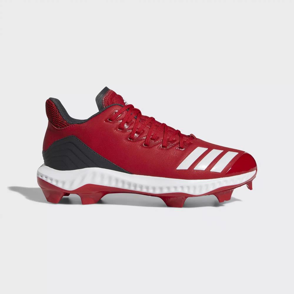 Adidas Icon Bounce TPU Spikes De Beisbol Rojos Para Hombre (MX-22296)